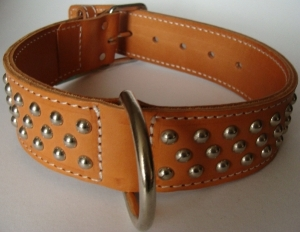 Leather dog collar DC-020