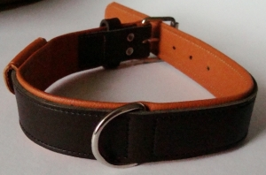 Leather dog collar DC-08